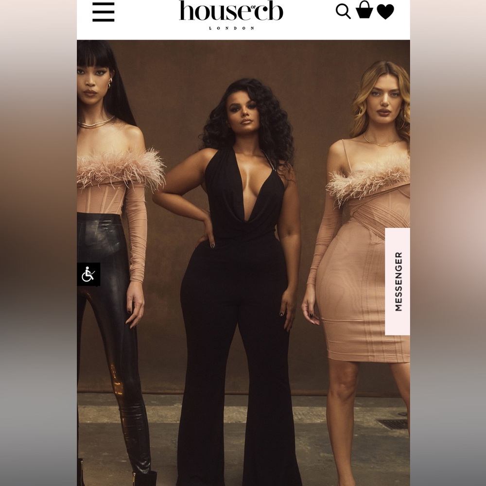 NWT Luciella Black L Jumpsuit